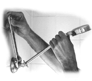 remove shower rose for The Every Drop Shower Saver&reg; 